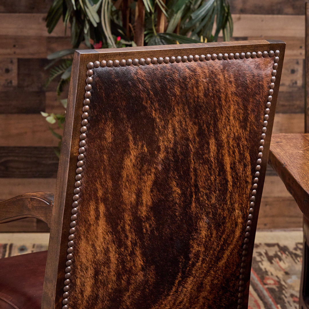Bailey Boot Stitch Leather Dining Chair