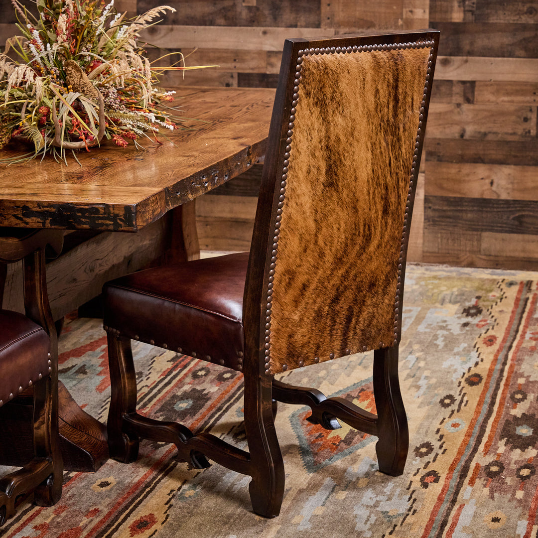 Bailey Boot Stitch Leather Dining Chair
