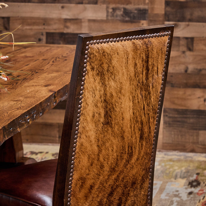 Bailey Boot Stitch Leather Dining Chair