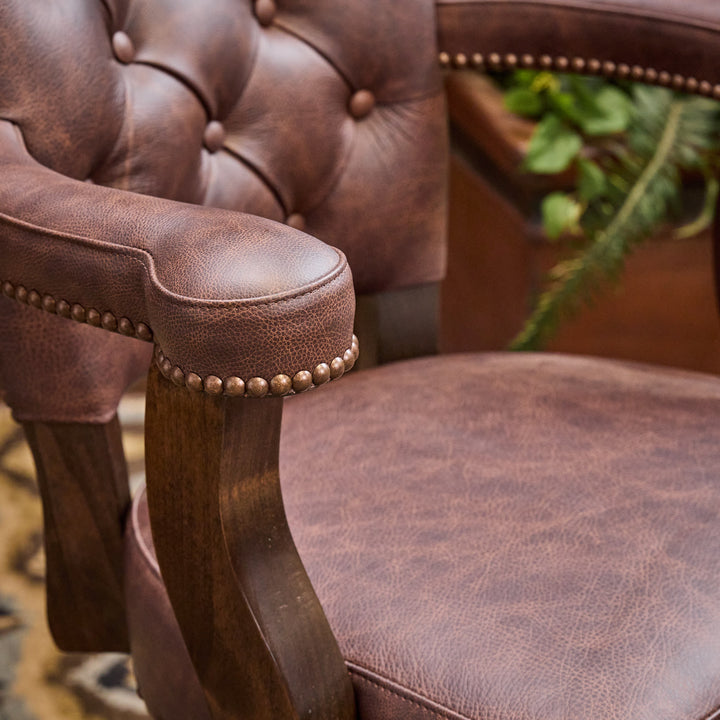 Round Rock Western Cowhide Bar Stool