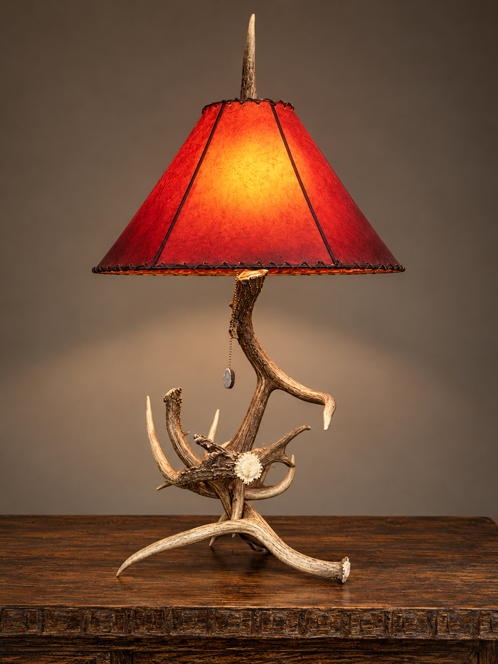Texas Whitetail Antler Table Lamp