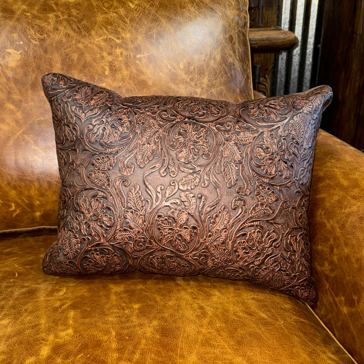 Cowboy Tool Leather Pillow