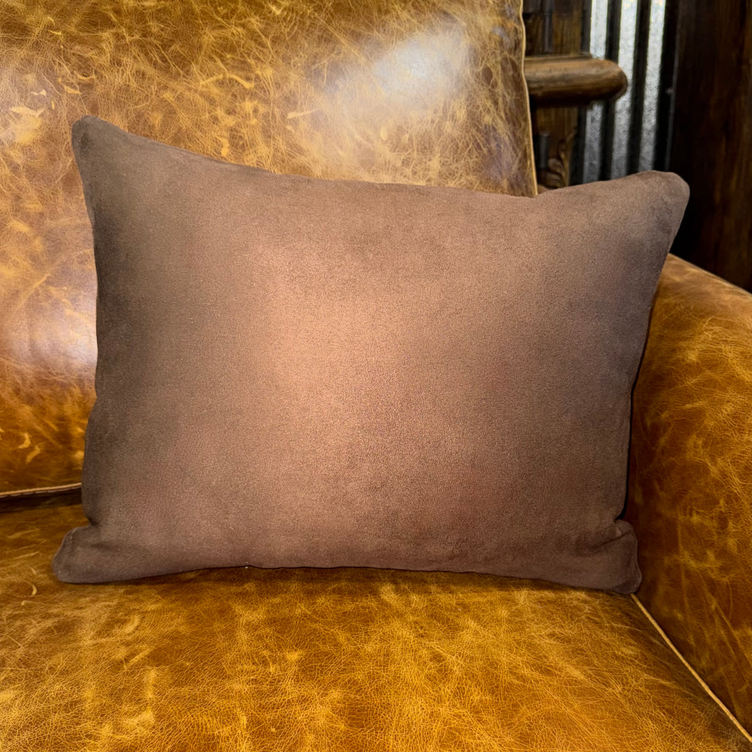 Cowboy Tool Leather Pillow