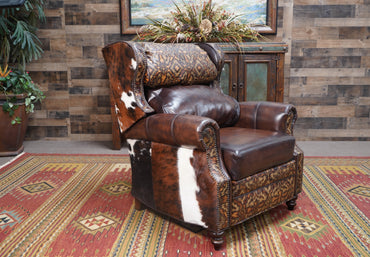 Laredo Brown Leather Recliner