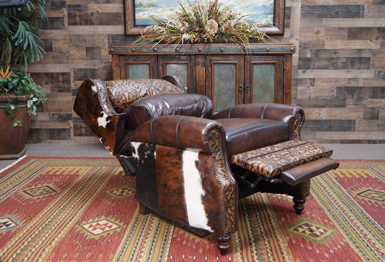 Laredo Brown Leather Recliner
