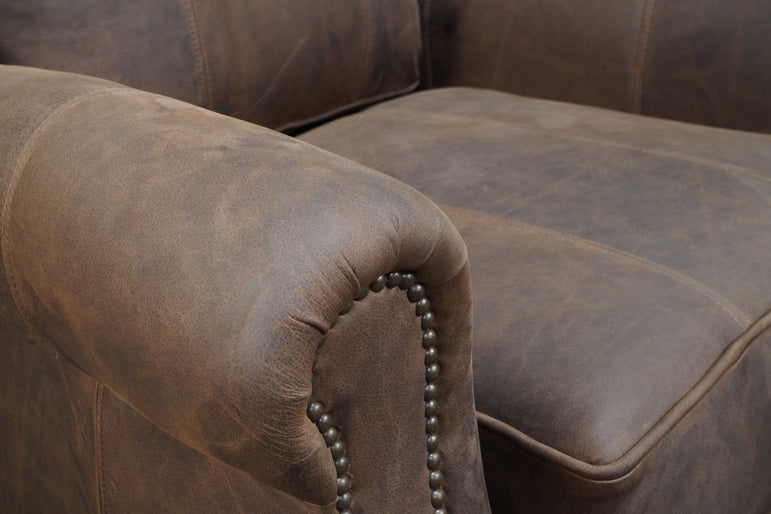 Gaucho Distressed Leather Recliner
