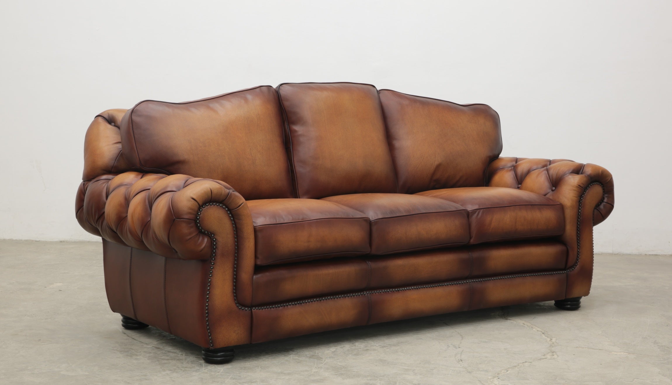 Palencia Antique Leather Sofa