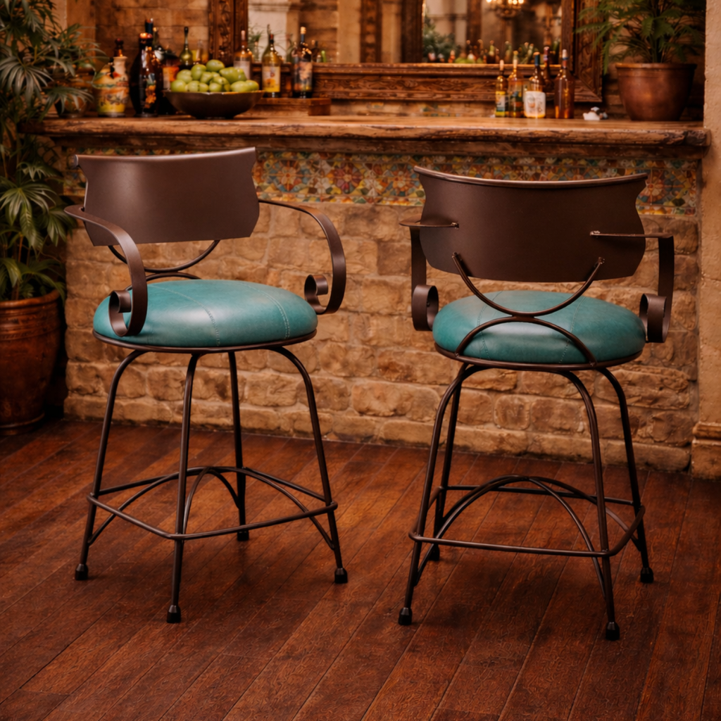 Sunset Valley Iron Bar Stool – Hat Creek Interiors
