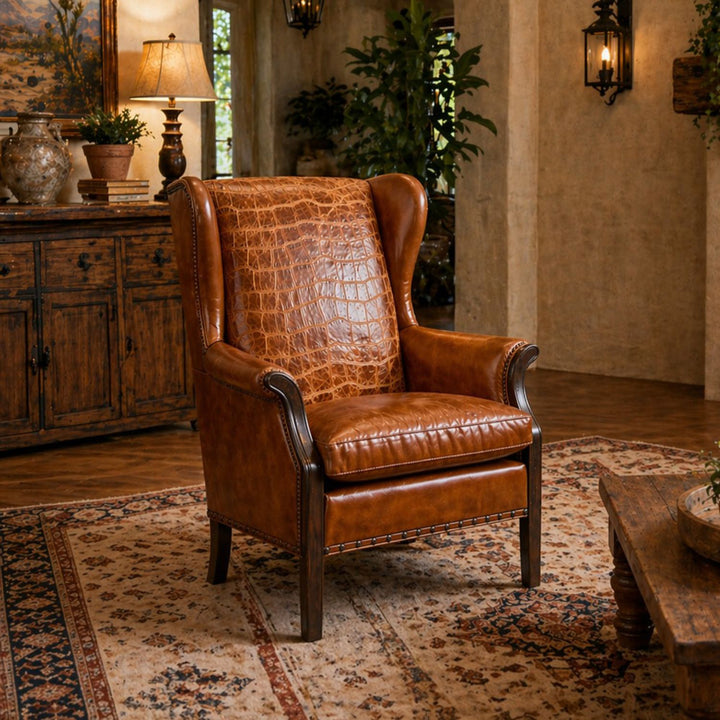 Sweetwater Western Leather Chair