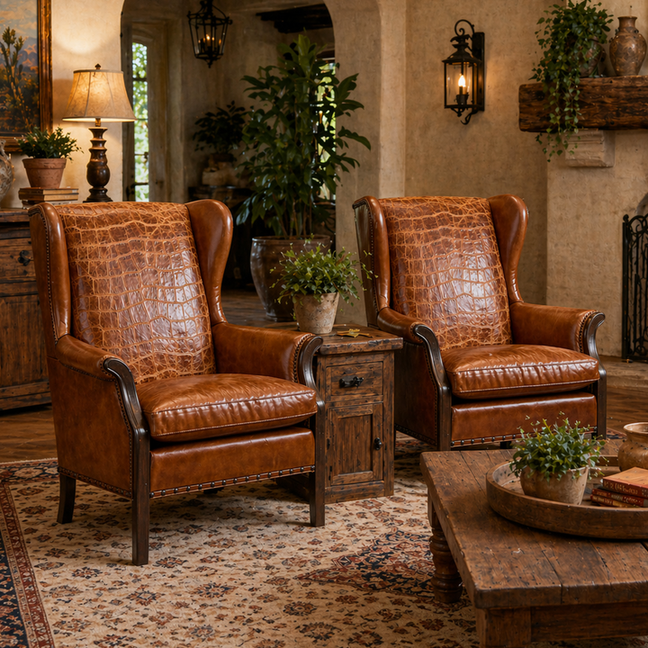 Sweetwater Western Leather Chair