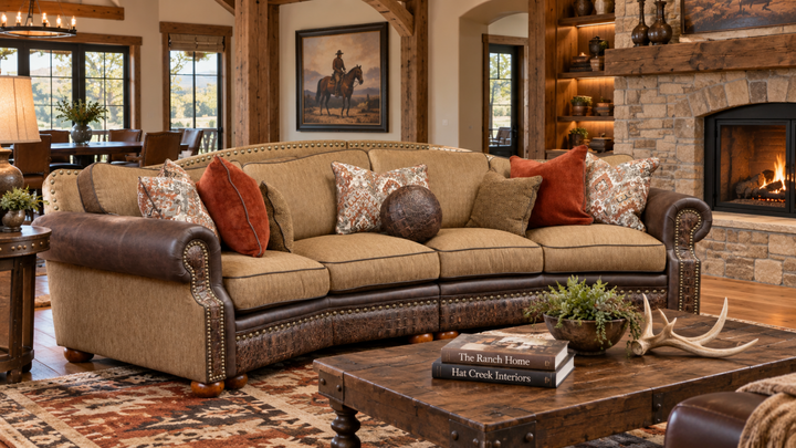 Saloon Texas Curved Sofa