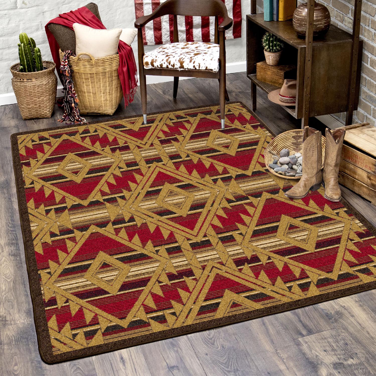 Spirit Walk Rug Collection Spirit of Santa Fe Rug | Southwest Style Rugs – Hat Creek Interiors