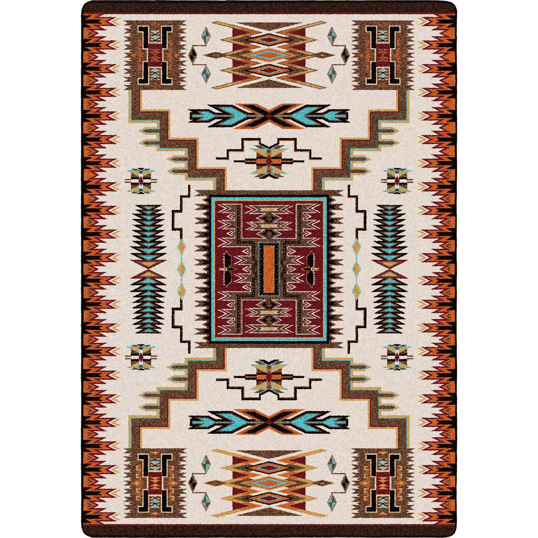 Rust Game Rug Designs Storm Catcher Rust Rug | Western Style Area Rugs – Hat Creek Interiors