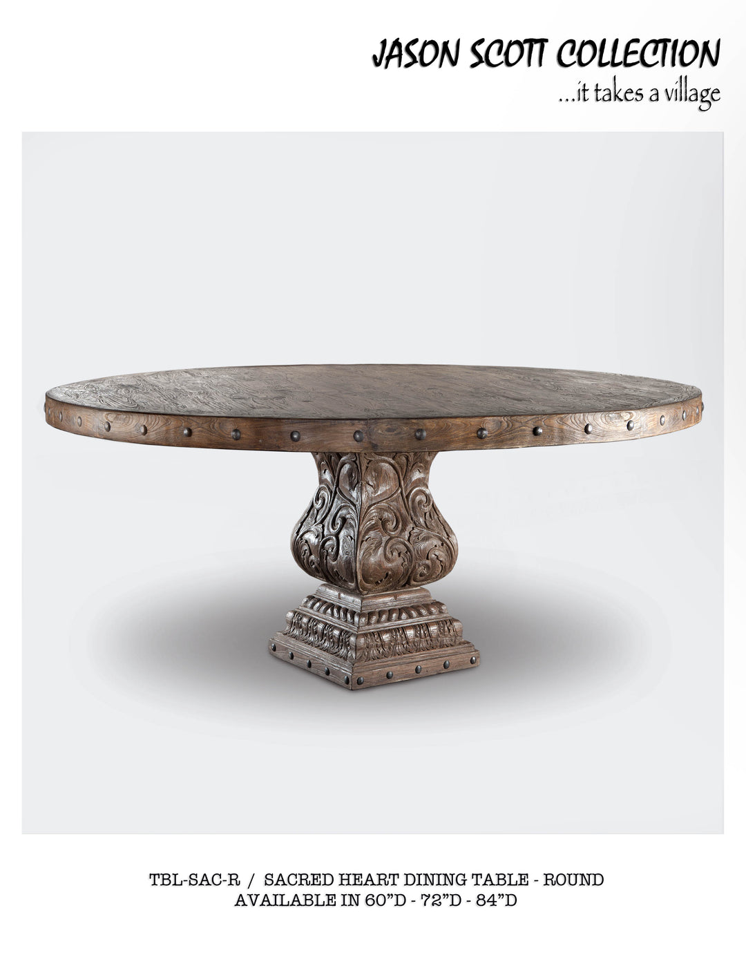Sacred Heart Dining Table (Round)