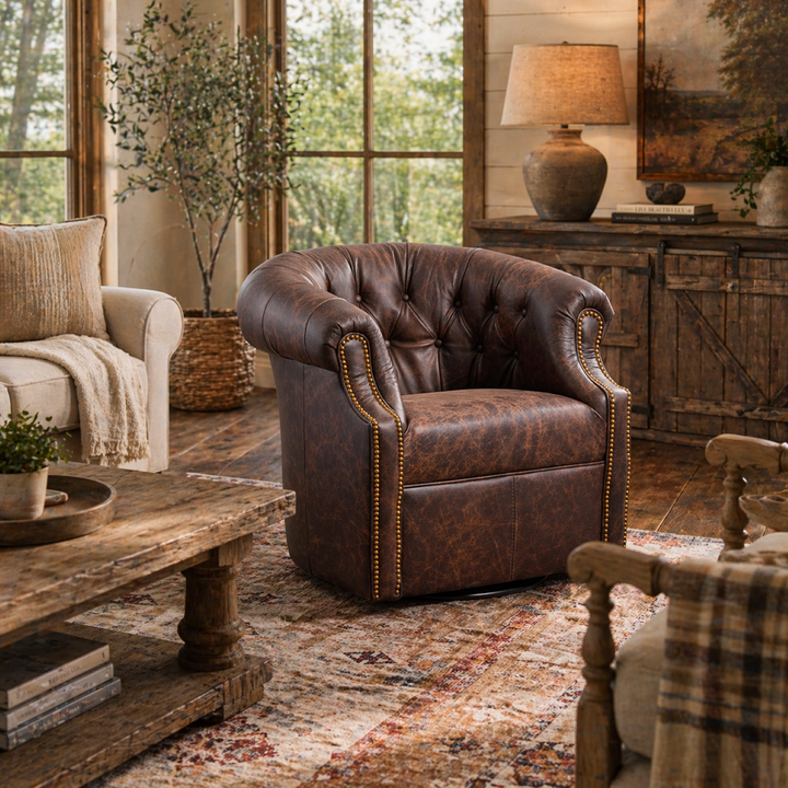 Outlaw Leather Thinking Chair