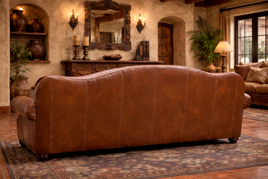 Timberlake Western Leather Sofa