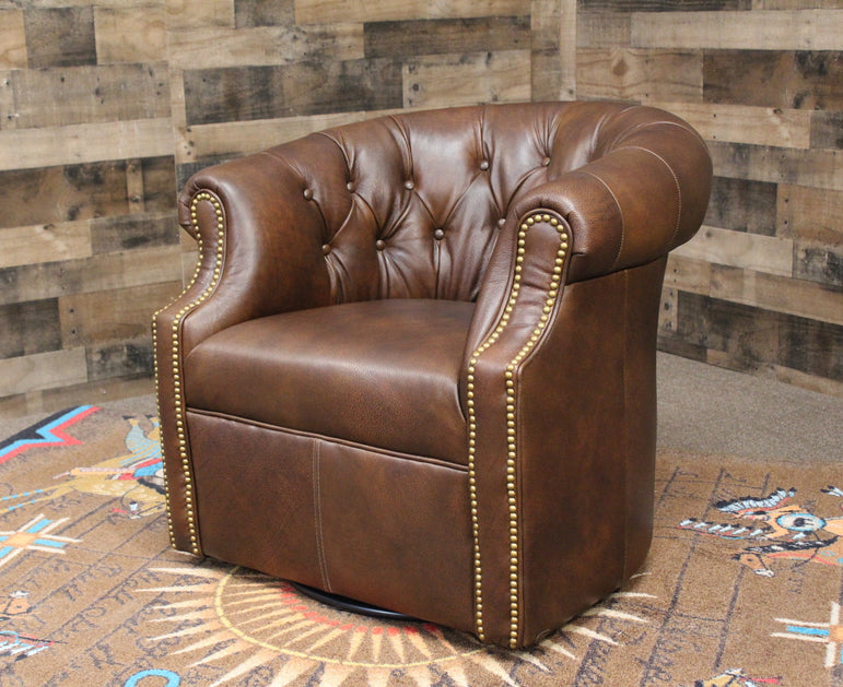 Thinking Chair - Rustic Brown Leather
