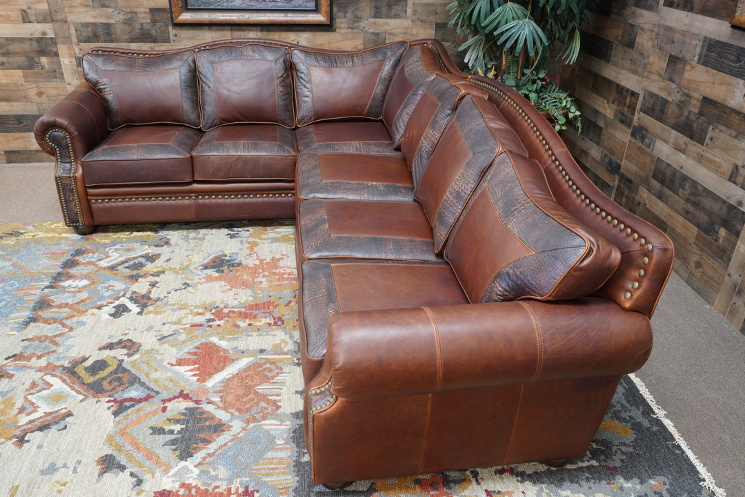 Tucson Leather Sectional Sofa