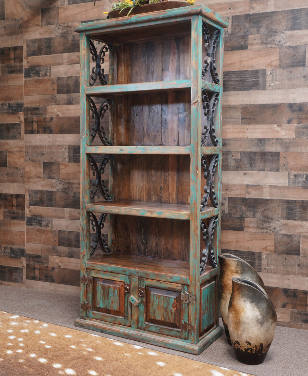 Rustic Bookcases – Hat Creek Interiors