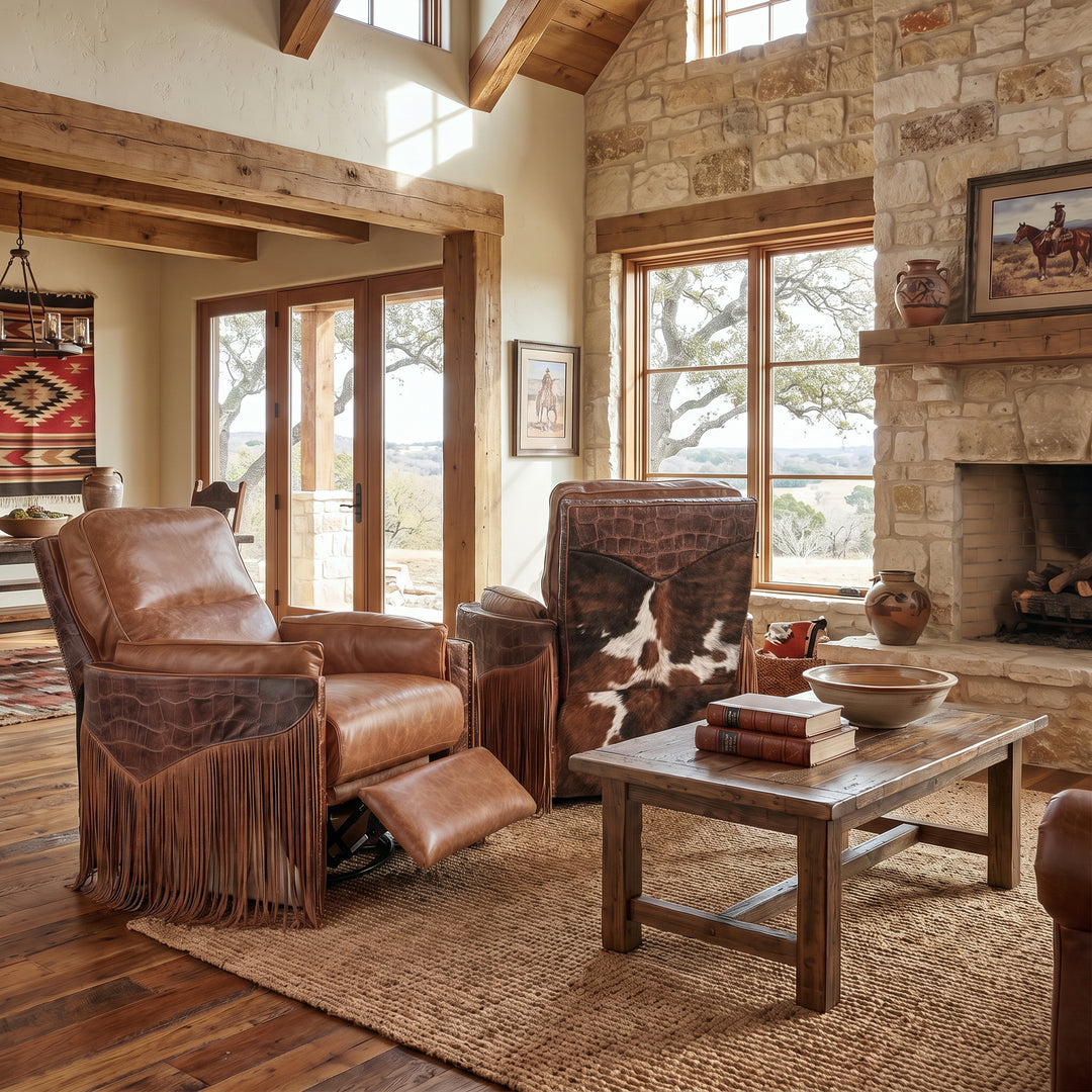 Western Reserve Leather Snug Recliner