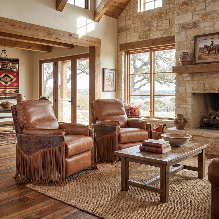 Western Reserve Leather Snug Recliner