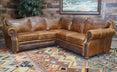Windy River Leather Sectional
