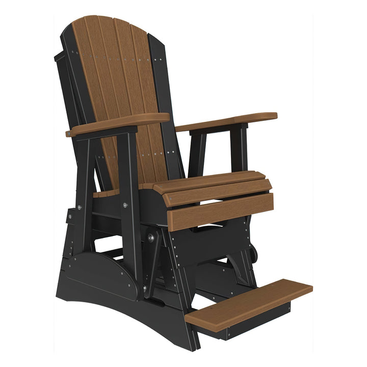 2' Adirondack Balcony Poly Glider Chair