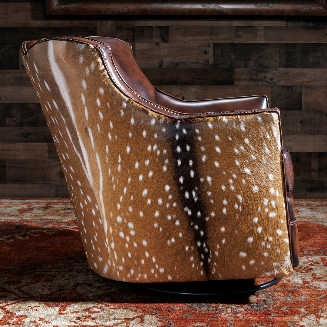 Buckhorn Western Axis Swivel Chair