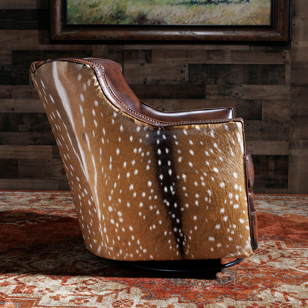 Buckhorn Western Axis Swivel Chair