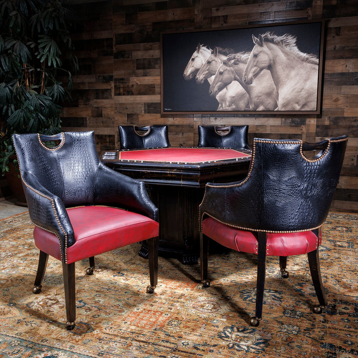 Matador Western Game Table and Game Chairs