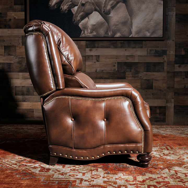 Sundance Western Leather Recliner - Brown