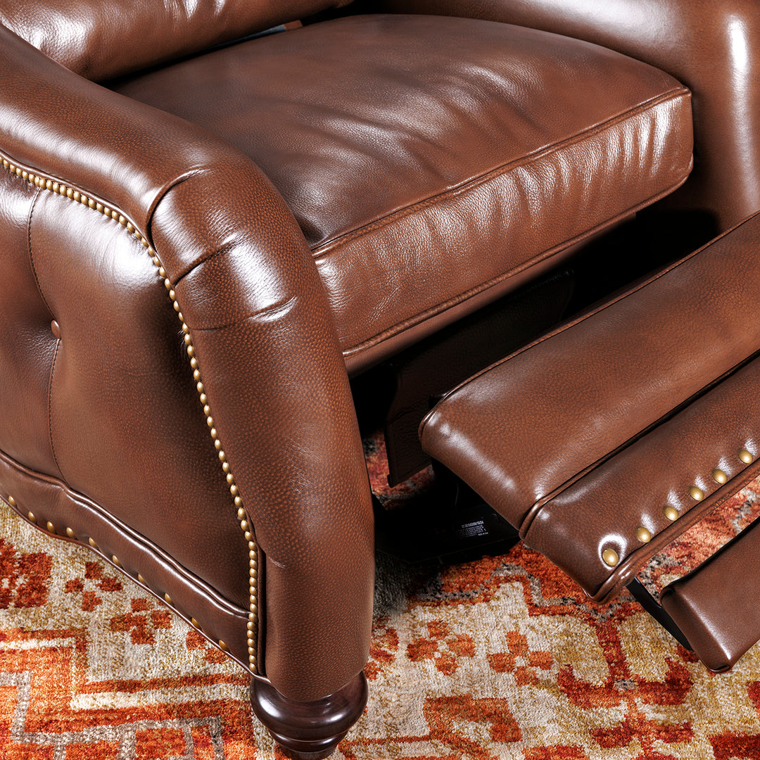 Sundance Western Leather Recliner - Brown