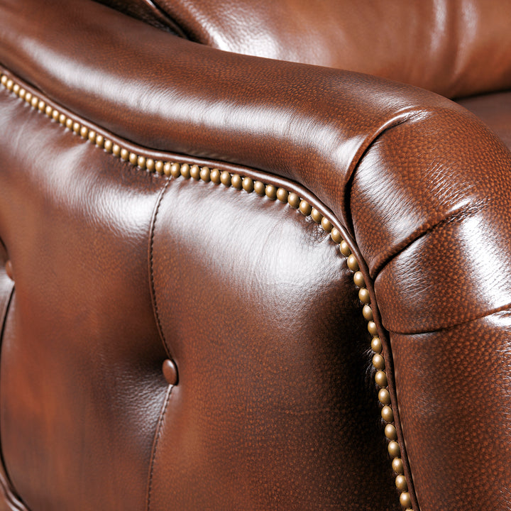 Sundance Western Leather Recliner - Brown