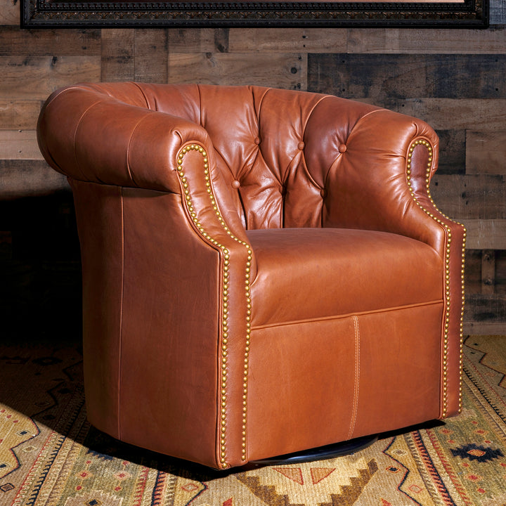 Tombstone Leather Thinking Chair