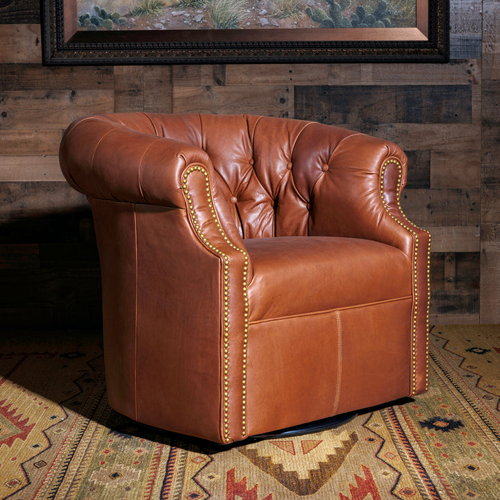 Tombstone Leather Thinking Chair