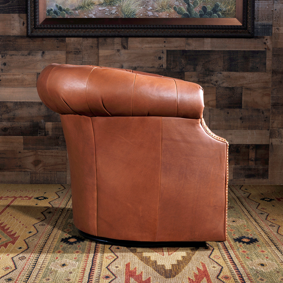 Tombstone Leather Thinking Chair