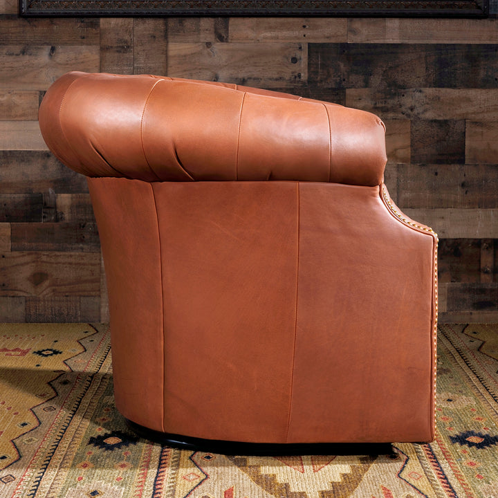 Tombstone Leather Thinking Chair