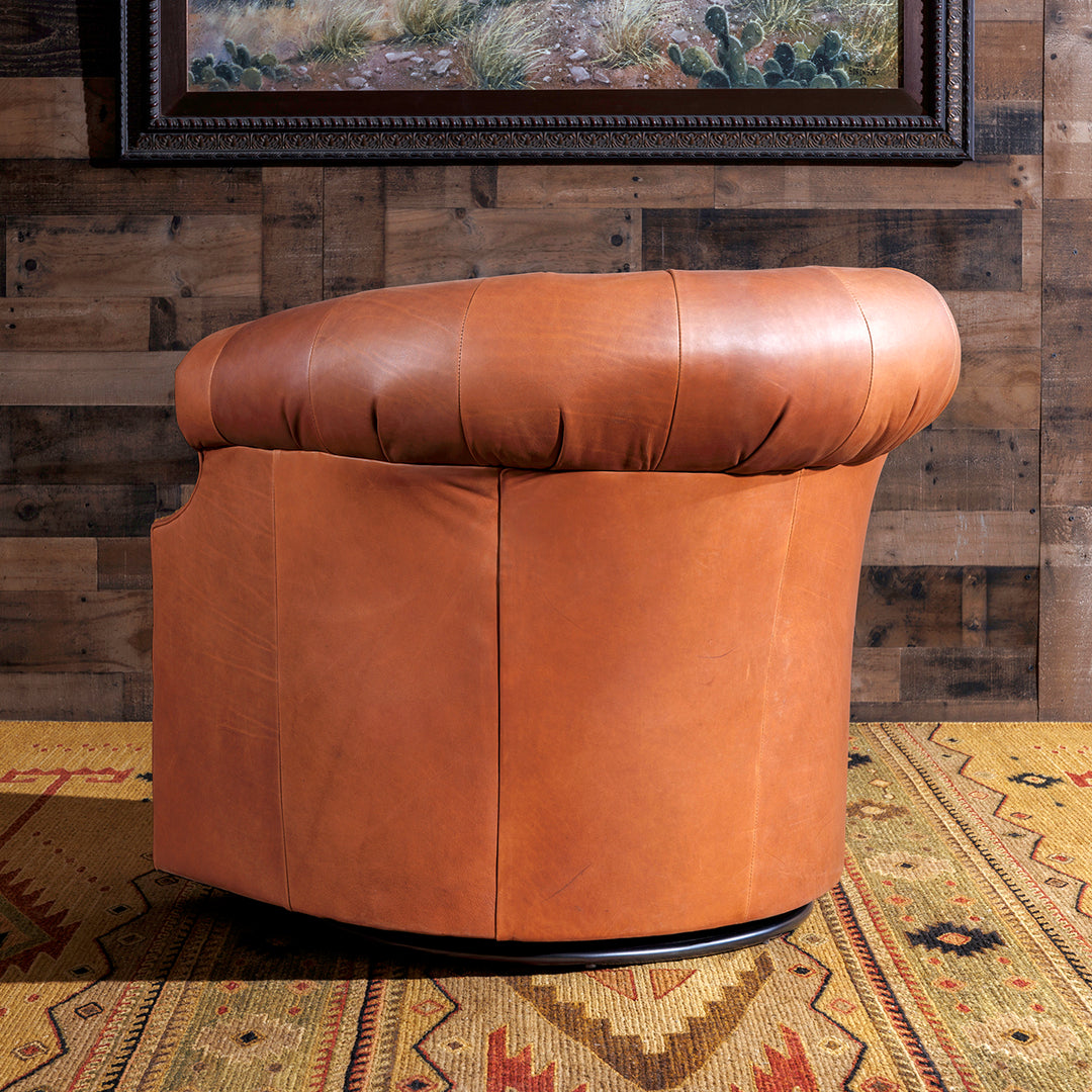 Tombstone Leather Thinking Chair