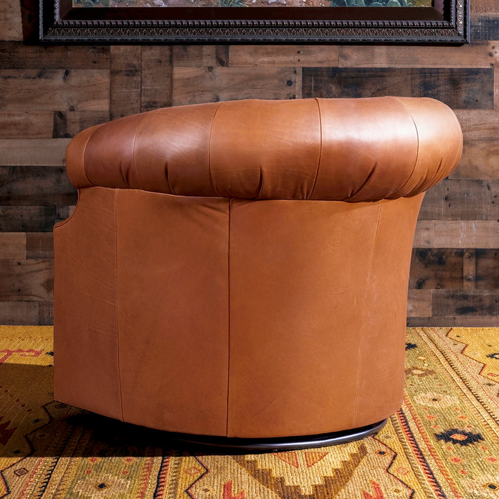 Tombstone Leather Thinking Chair