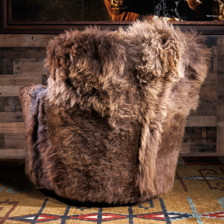 Bison Western Swivel-Glider Chair