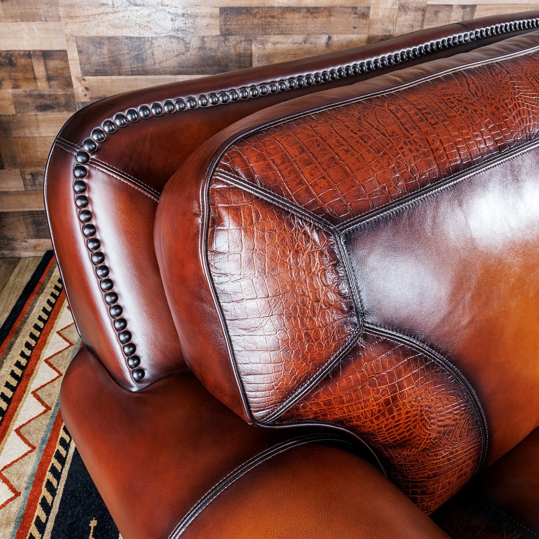 Ballentino Western Leather Sofa