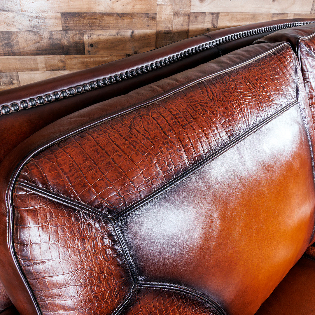 Ballentino Western Leather Sofa