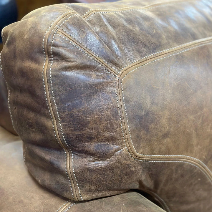 Carolina Curved Leather Sofa