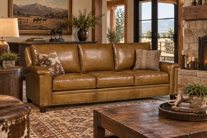 Crown Leather Sofa