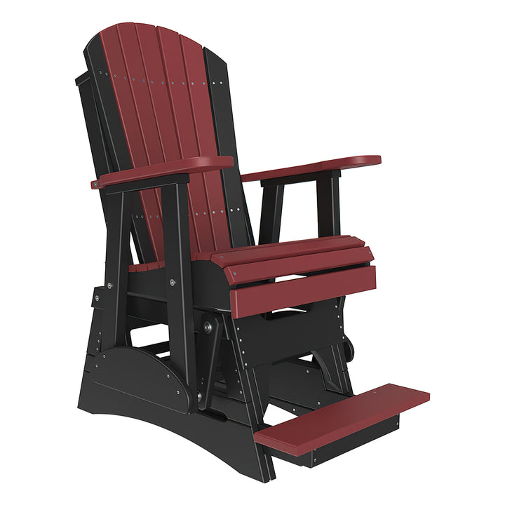 2' Adirondack Balcony Poly Glider Chair