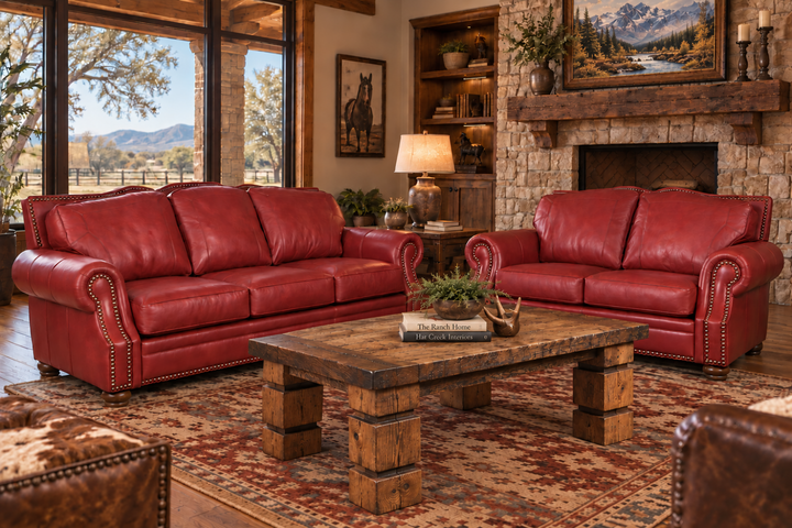 Chianti Red Leather Collection