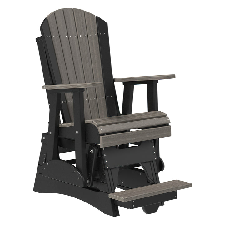 2' Adirondack Balcony Poly Glider Chair