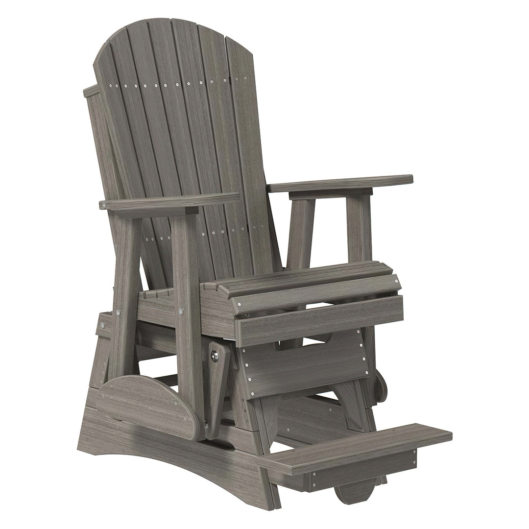 2' Adirondack Balcony Poly Glider Chair