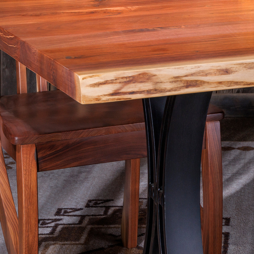 Trinity Ranch Walnut Dining Table | Rustic Dining Tables – Hat Creek ...
