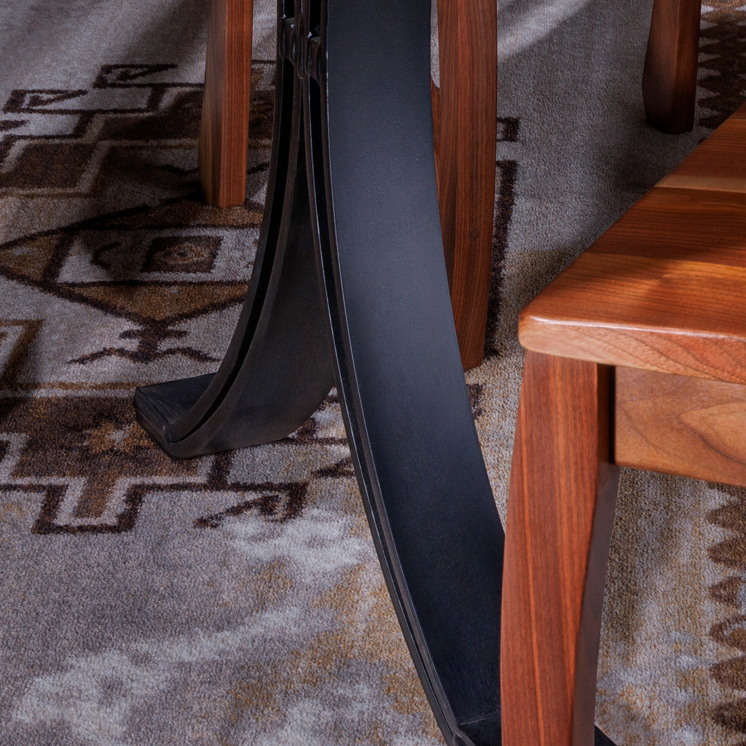 Trinity Ranch Walnut Dining Table | Rustic Dining Tables – Hat Creek ...